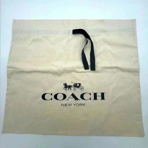 🔥FINAL BEST PRICE 🔥 BRAND NEW COACH 20x24 Dust Bag Pull String - Picture 1 of 3